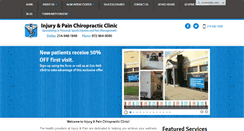 Desktop Screenshot of injurypainchiropractic.com