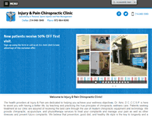 Tablet Screenshot of injurypainchiropractic.com